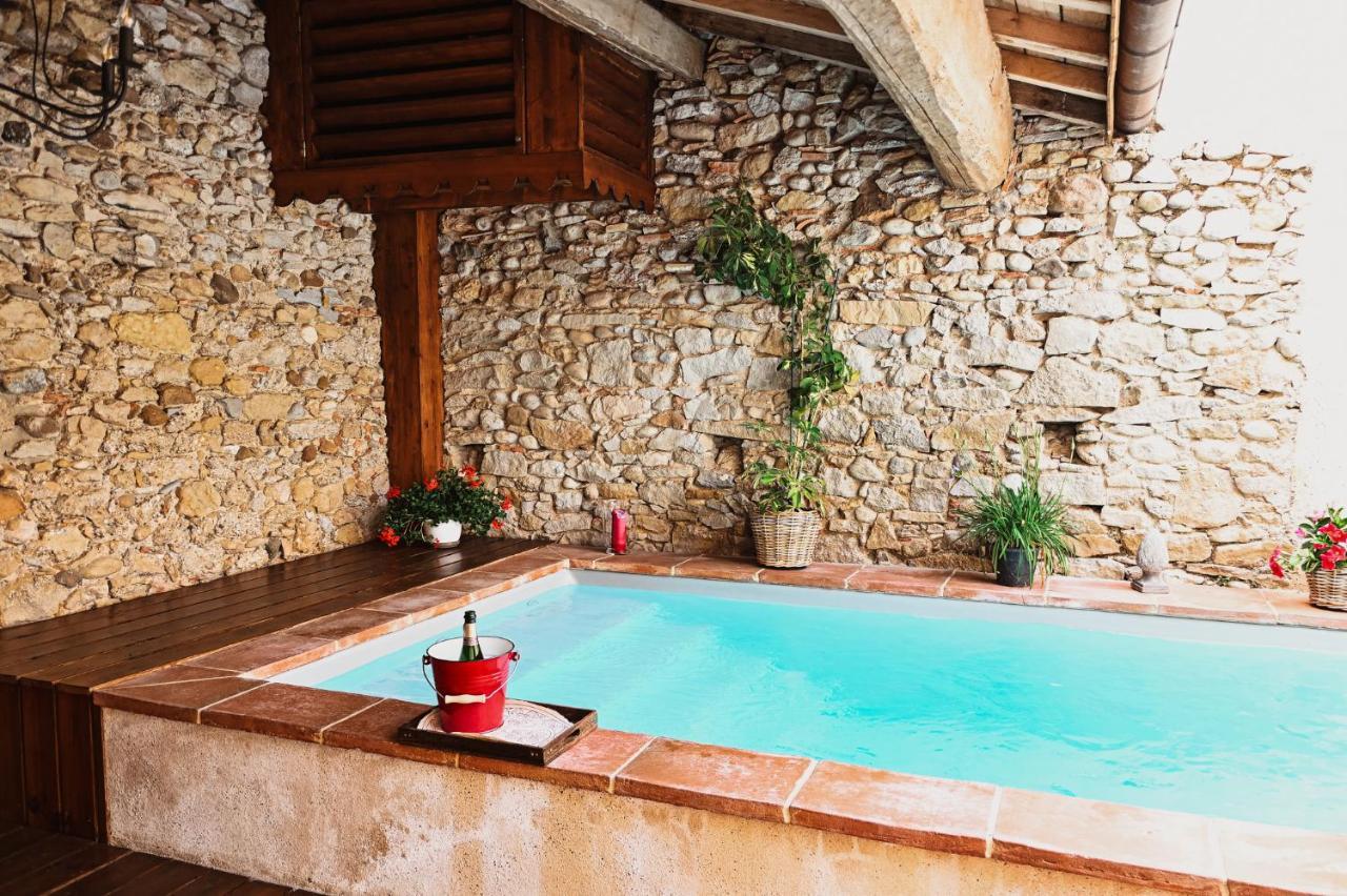 ミルポワ Demeure De La Carmine, Sejour Bien-Etre D'Exception, Piscine, Hammam, Champagne Bed & Breakfast エクステリア 写真